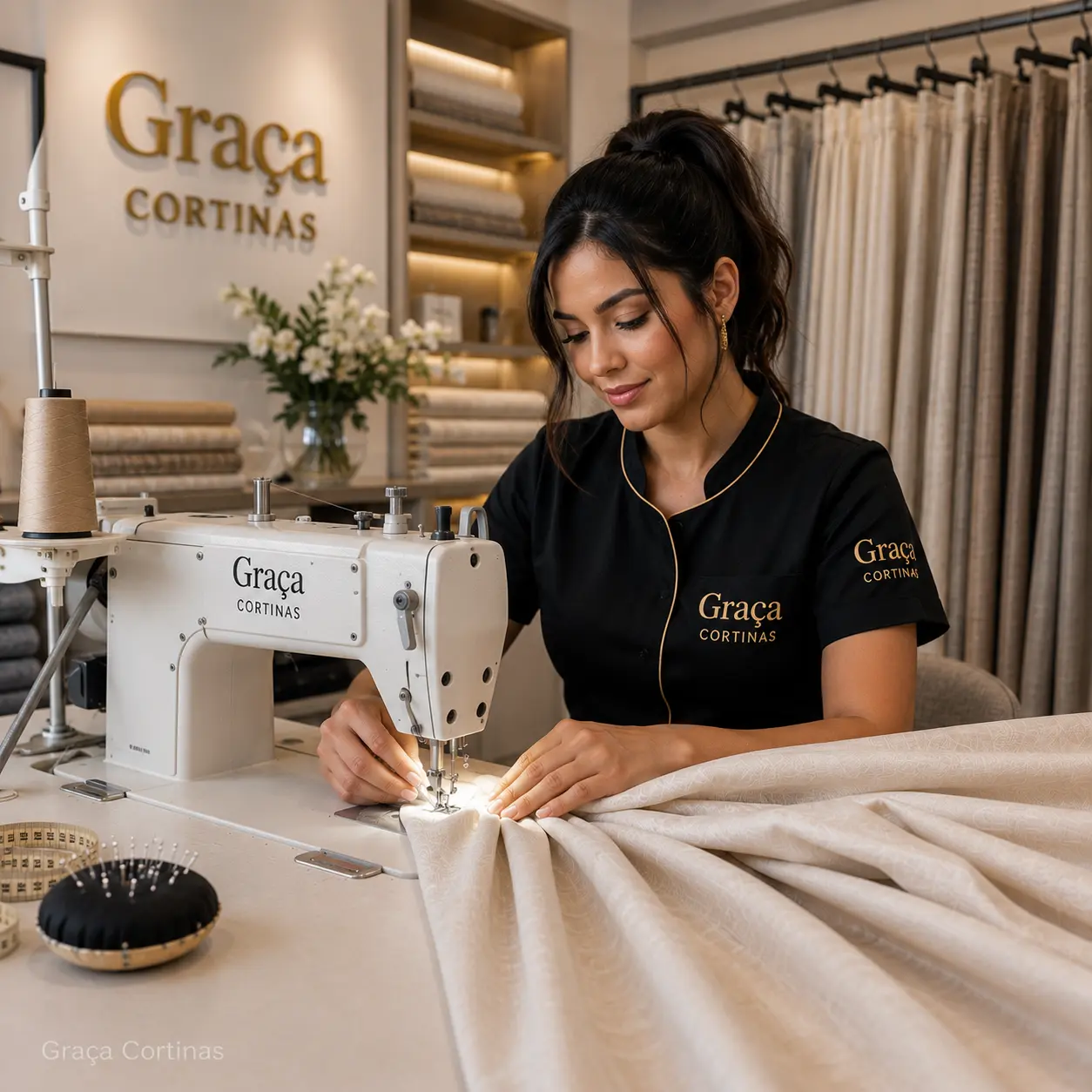 Confecção de cortinas sob medida