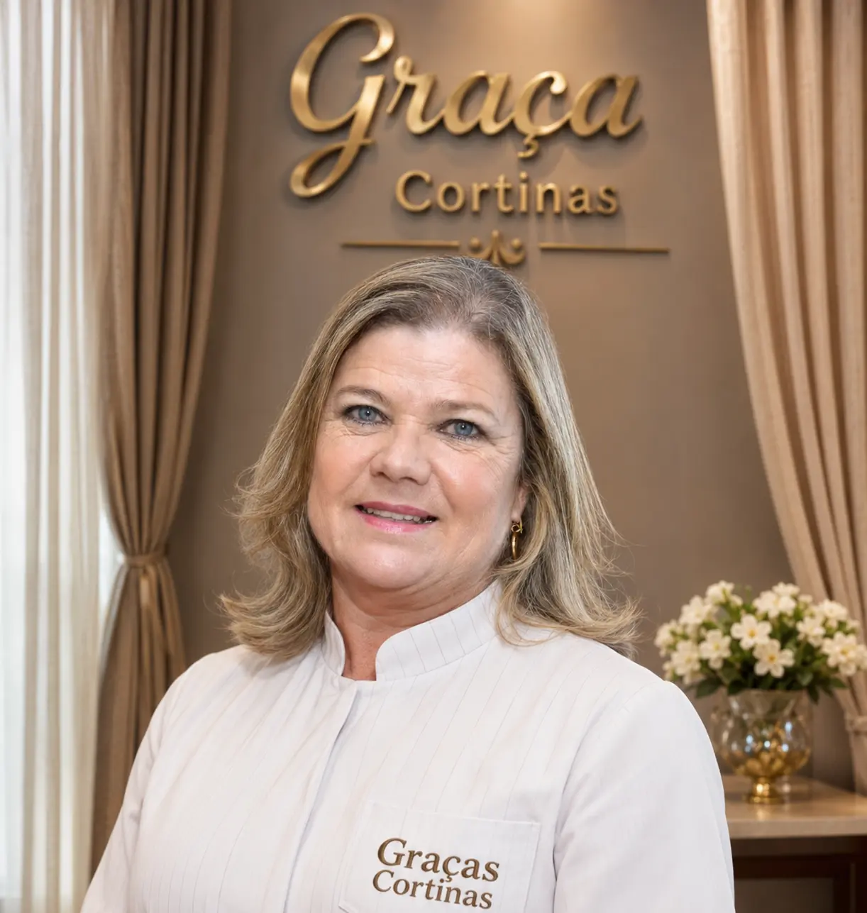 Graça — Especialista em cortinas há mais de 30 anos